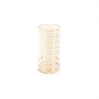 HV Bubbel Vaas M - amber - 12,5x25cm