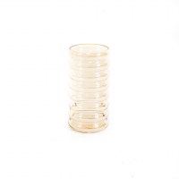 HV Bubbel Vaas M - amber - 12,5x25cm