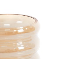 HV Bubbel Vaas M - amber - 12,5x25cm