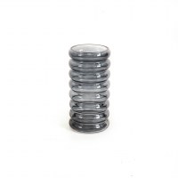 HV Bubbel Vaas M - Zwart - 12,5x25cm