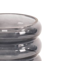 HV Bubbel Vaas M - Zwart - 12,5x25cm