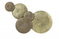 Wandornament 77x43x4 cm MONDANA antiek goud