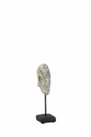 Ornament op voet 9,5x7,5x27,5 cm FACE beton+zwart