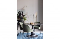 Vogue Eetkamerstoel Fluweel Onyx