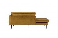 Rodeo daybed right velvet honing geel Bepurehome 