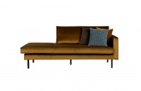 Rodeo daybed right velvet honing geel Bepurehome