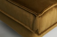 Rodeo daybed right velvet honing geel Bepurehome