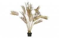 Palm kunstplant goud 110cm