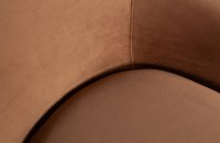 Jada draaifauteuil fluweel bruin Woood Exclusive Vanetje