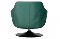 Jada draaifauteuil fluweel teal Woood Exclusive Vanetje