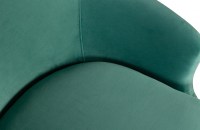 Jada draaifauteuil fluweel teal Woood Exclusive Vanetje