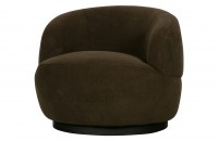 WOOLLY DRAAIFAUTEUIL SCHAPENVACHT GROEN VanEtje Stoer Wonen
