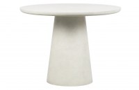 Damon eettafel betonlook wit 76xø100