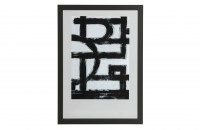 Blake fotolijst met houten rand zwart 70x50 woood exclusive