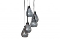 Waterfall hanglamp glas zwart Bepurehome bij VanEtje