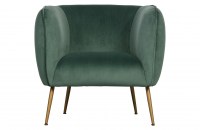 Scout fauteuil velvet groen VanEtje Stoer Wonen