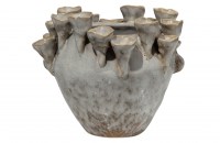 Pipe coral vaas keramiek naturel mix bepurehome