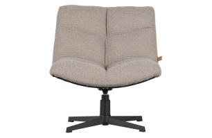 VINNY DRAAIFAUTEUIL BOUCLÉ ZAND VanEtje Stoer Wonen