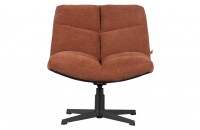 VINNY DRAAIFAUTEUIL BOUCLÉ ROEST VanEtje Stoer Wonen