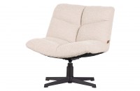 Vinny draaifauteuil bouclé off white VanEtje Stoer Wonen