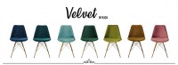 Kick Kuipstoel Velvet - Donkergrijs