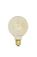 LED globe Ø9,5x13 cm LIGHT 3W amber E27 dimbaar