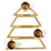 HV Kerstboom Kandelaar - 3 cups - Goud