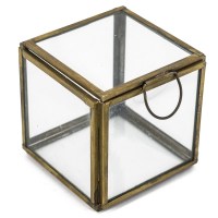 Glazen box met deksel