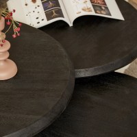 Salontafel Ohio black| set van 3