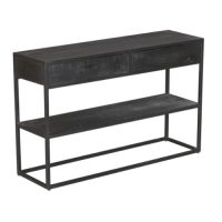 Sidetable Denver black| Mangohout en metaal Starfurn VanEtje Stoer Wonen