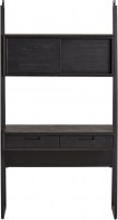 Bureau met 2 lades en 2 schuifdeuren - Leonardo Collection