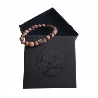 Dames armband rhodoniet
