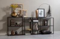 June metalen sidetable zwart