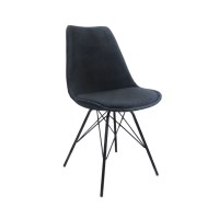 kick-collection-eetkamerstoel-velvet-zwart-sv