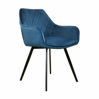 Kick Eetkamerstoel Karl Velvet - Blauw