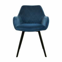 Kick Eetkamerstoel Karl Velvet - Blauw