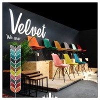 Kick Kuipstoel Velvet Goud - Goud Frame