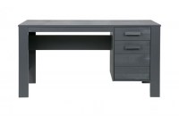 Dennis Buro Grenen Steel Grey Geborsteld [fsc]