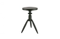 Rocket Aluminium Kruk Met Houten Top Zwart