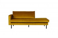 Rodeo Daybed Left Velvet Oker