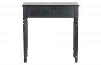 Romy hal/kaptafel hout zwart woood