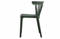 Bliss spijlenstoel kunststof army groen