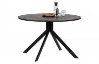 Bruno Eettafel Mdf Zwart 120 Cm