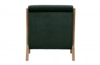 Mark fauteuil fluweel flessengroen Woood vtwonen weer verliefd op je huis