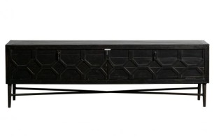 Bequest Tv Meubel Hout Zwart