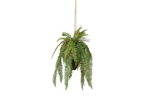 Varen Hangende Kunstplant Groen 58cm