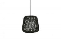 Moza Hanglamp Bamboe Zwart