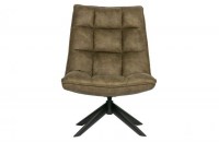 Jouke Draai-fauteuil Kunstleer Groen