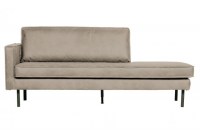 Rodeo Daybed Left Elephant Skin