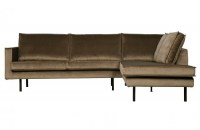 Rodeo Hoekbank Rechts Velvet Taupe